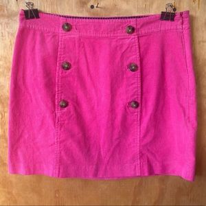 NWT Vineyard Vines Pink Corduroy Barbie Skirt